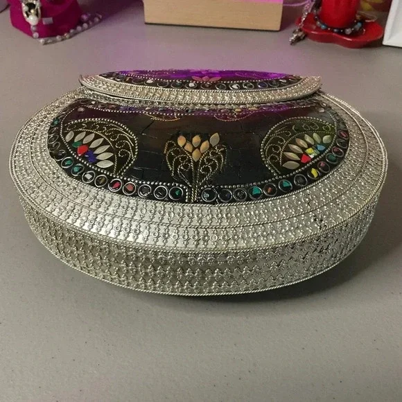 RAMLA Handmade Mosaic Tile Crossbody Clutch Handbag